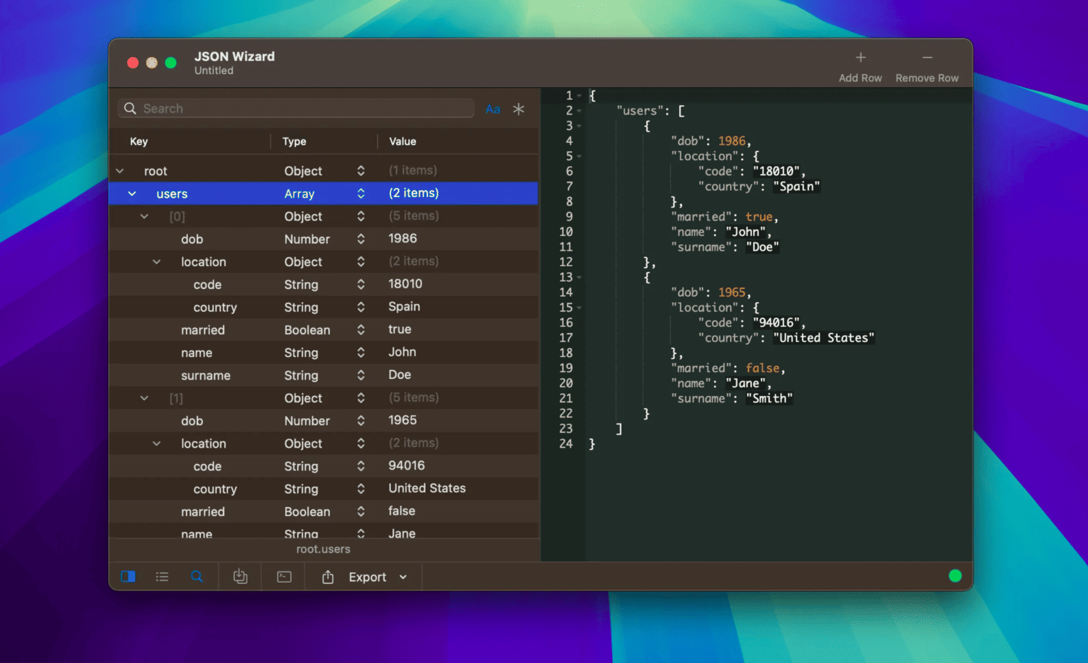JSON Wizard v2.6.1 macOS