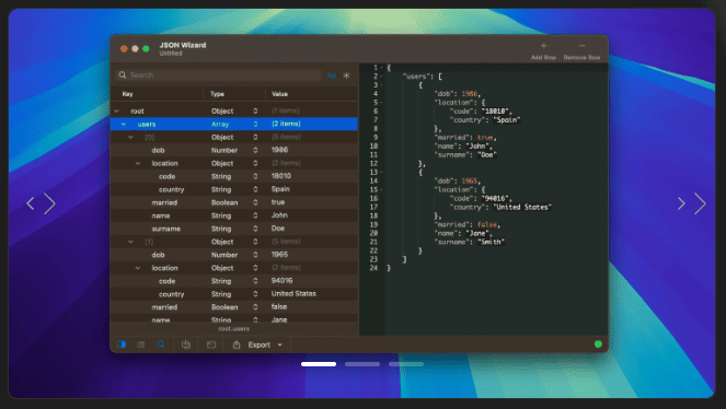 JSON Wizard v2.6.1 macOS