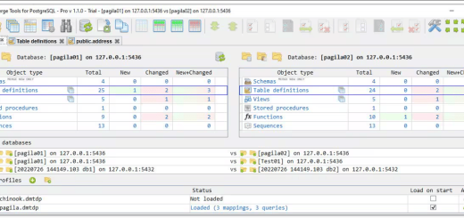 KS DB Merge Tools for PostgreSQL v1.16