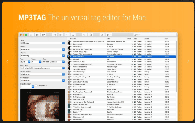 Mp3tag v1.9.11 macOS