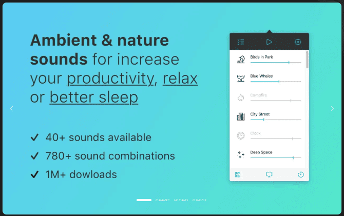Noizio — Calm, Meditate, Sleep v2.2.1 macOS
