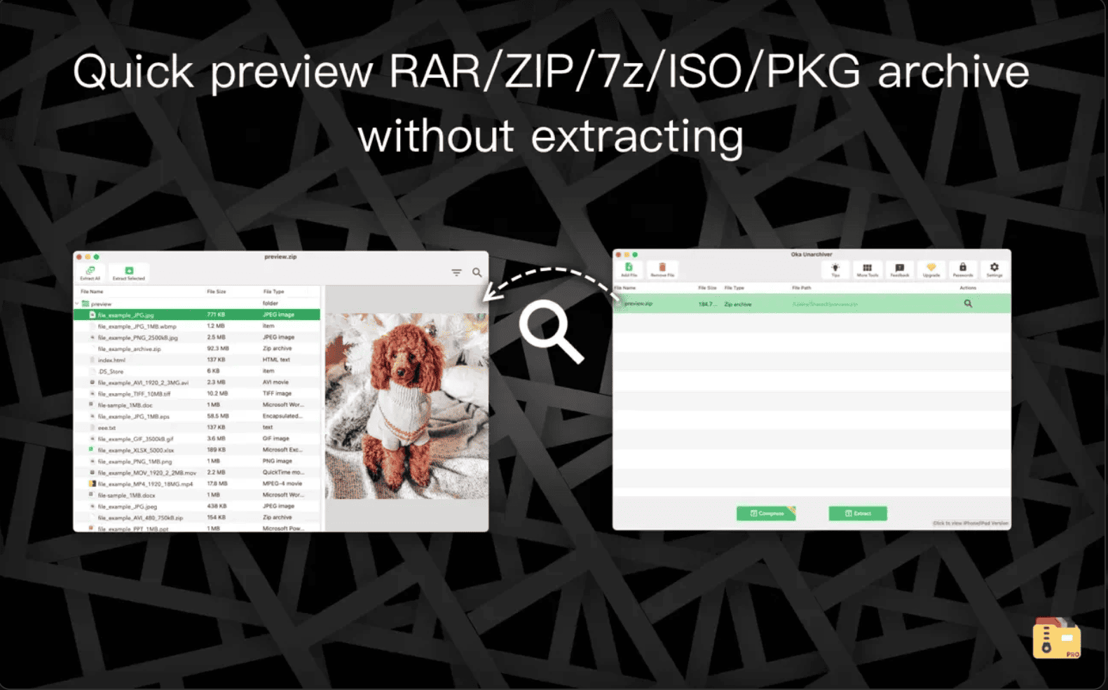 Oka Unarchiver - Unzip ZIP RAR v2.1.9 macOS 2025