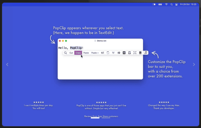 PopClip v2025.9.2 macOS