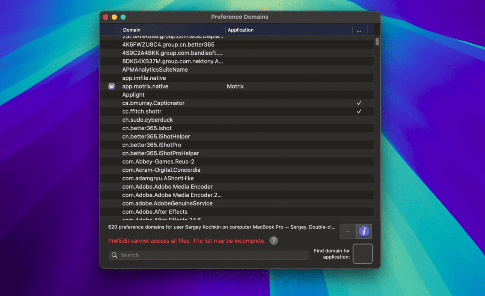 PrefEdit v5.8 macOS