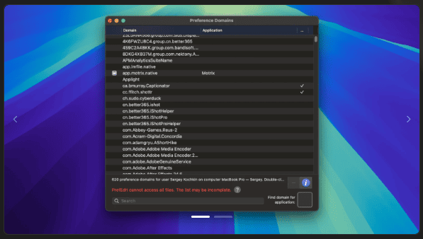 PrefEdit v5.8 macOS