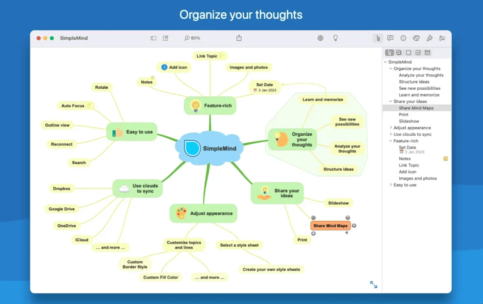SimpleMind Pro v2.8.1 macOS