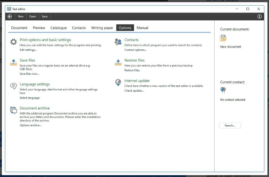 Softwarenetz Text editor v1.38 Multilingual