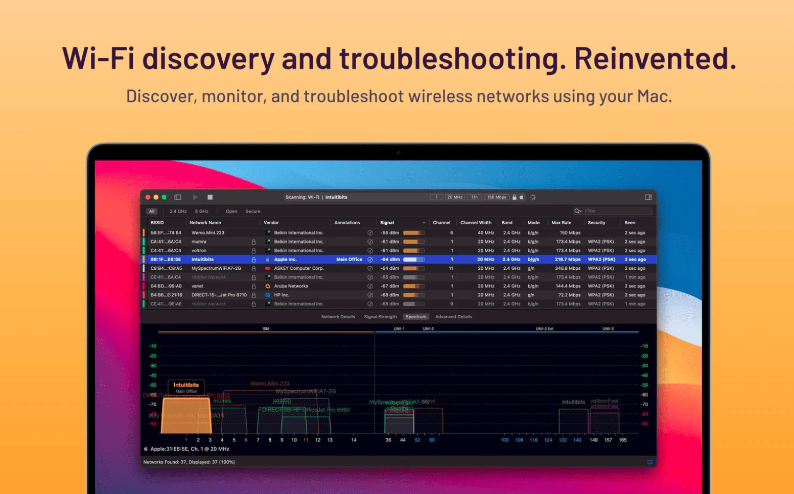 WiFi Explorer Pro v3.9.0 macOS