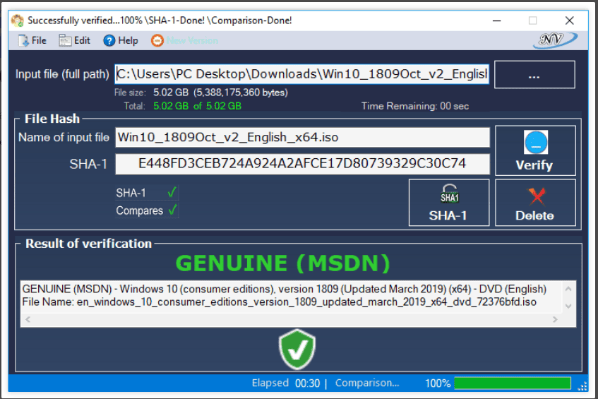 Windows and Office Genuine ISO Verifier v12.28.50.25