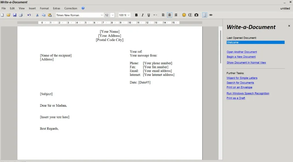 JMMGC Write-a-Document