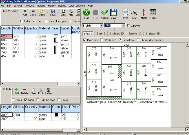 Simple Cutting Software