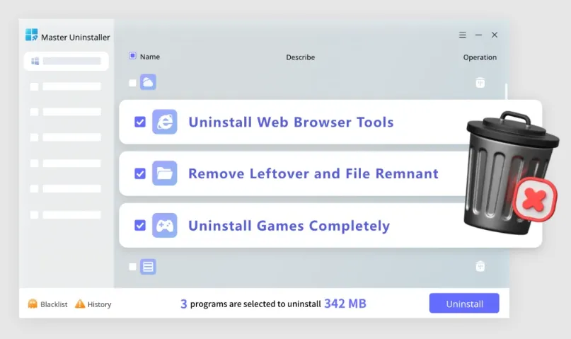 Master Uninstaller