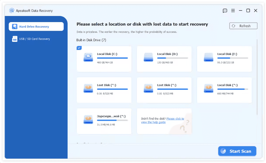 Apeaksoft Data Recovery v3.0.32 (x64) Multilingual