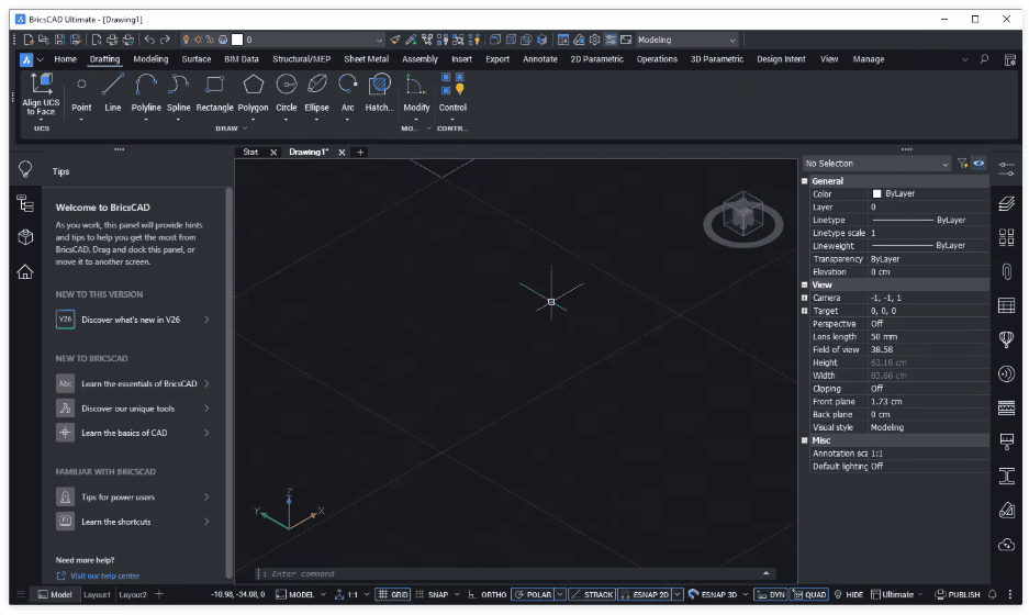 Bricsys BricsCAD Ultimate v26.1.07 (x64)