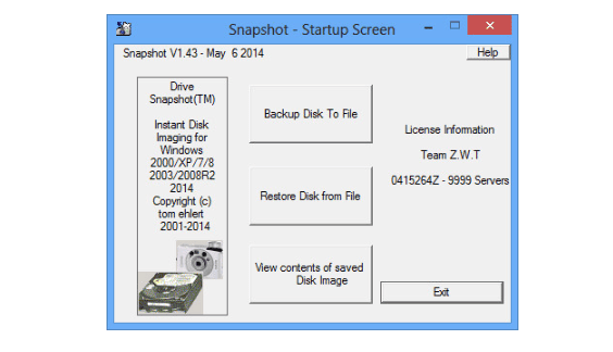 Drive SnapShot v1.50.0.1803