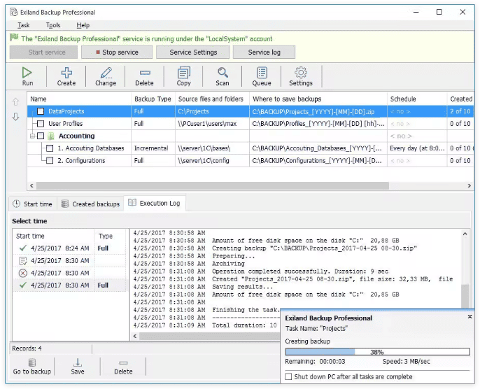 Exiland Backup Professional v7.1 Multilingual
