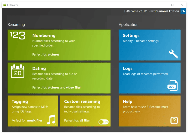 F-Rename Professional v2.112 Multilingual