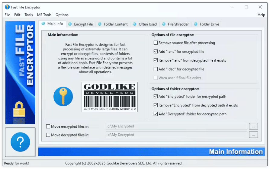 Fast File Encryptor v25.12 Multilingual