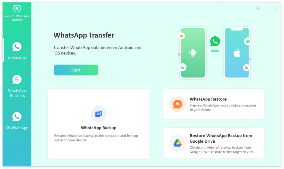 FonesGo WhatsApp Transfer v8.9.0 Multilingual