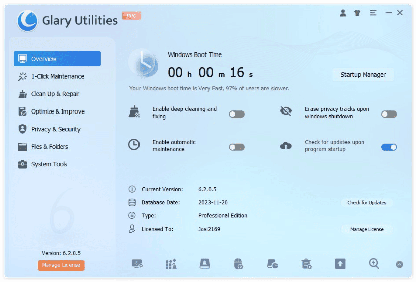 Glary Utilities Pro v6.35.0.39 Multilingual