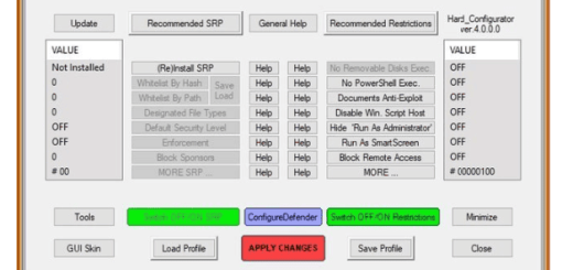 Hard Configurator v7.0.1.1