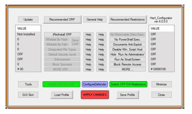 Hard Configurator v7.0.1.1