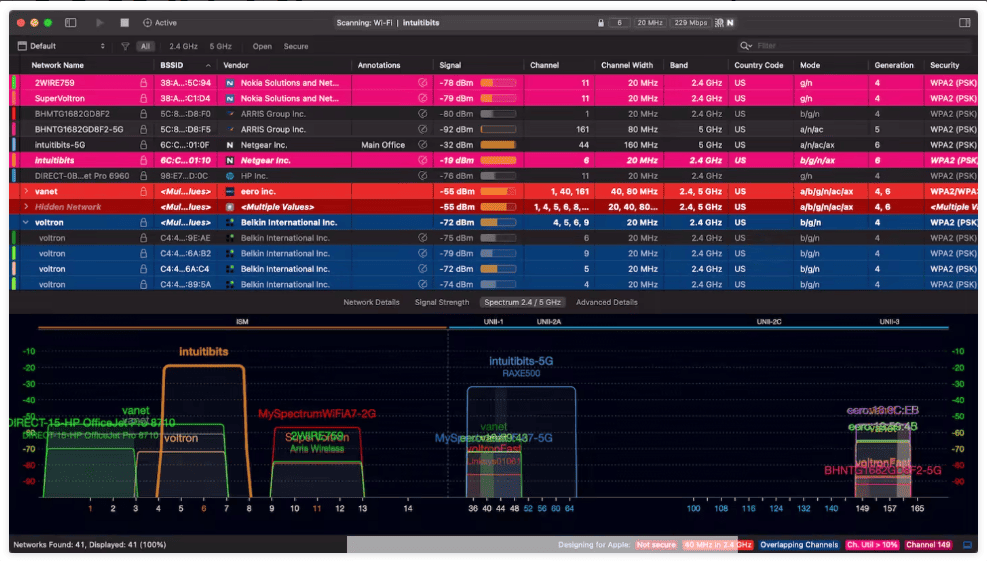 Intuitibits WiFi Explorer Pro v1.1.11.0 (x64)