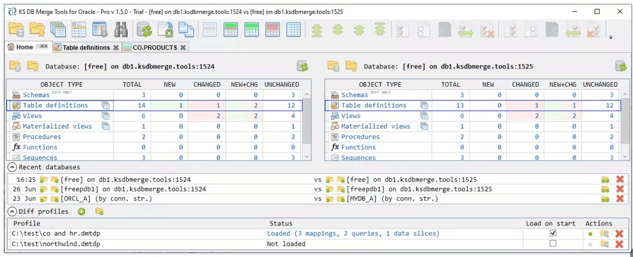 KS DB Merge Tools for Oracle v1.14