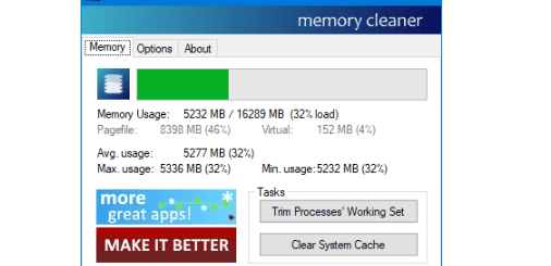 Memory Cleaner v3.00