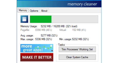 Memory Cleaner v3.00