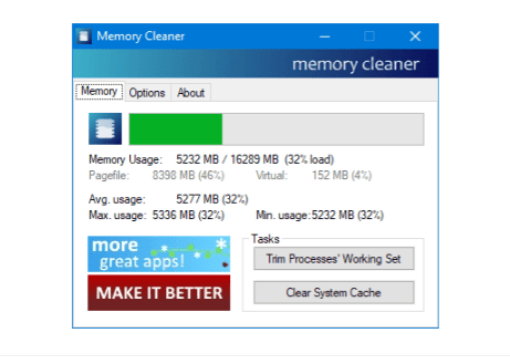 Memory Cleaner v3.00
