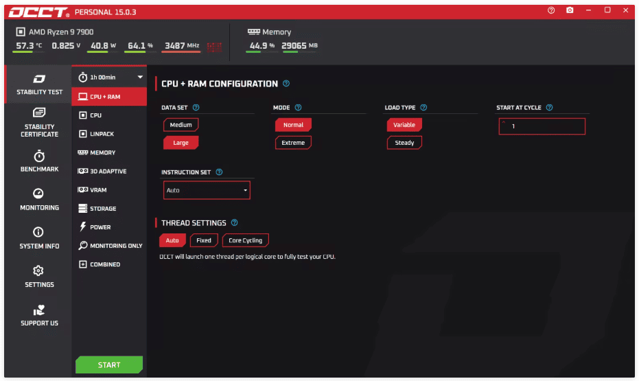 OCCT v15.0.11.99 (x64) Multilingual