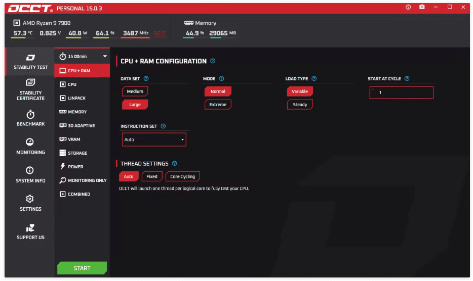 OCCT v15.0.11.99 (x64) Multilingual