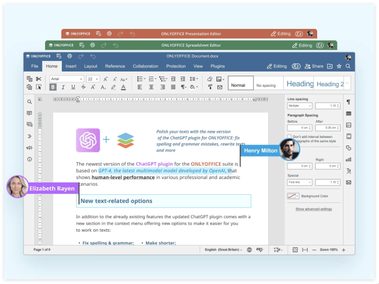 OnlyOffice v9.2.1.53 Desktop Editors