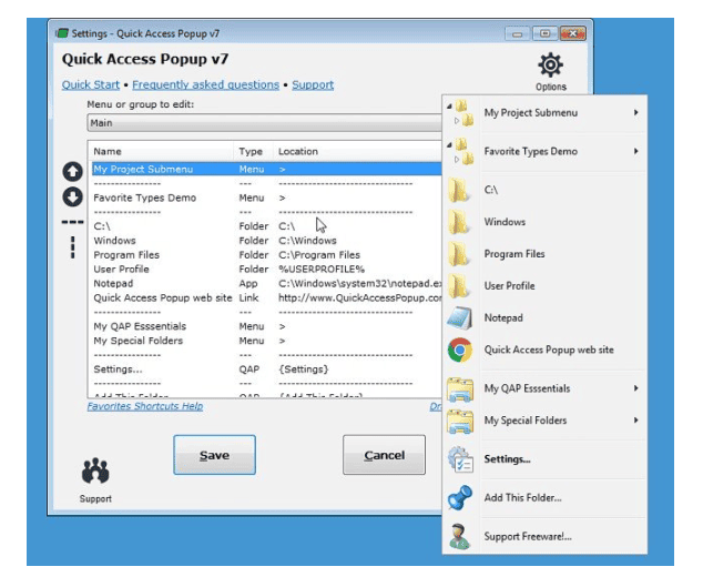 Quick Access Popup v12.1.1 Multilingual