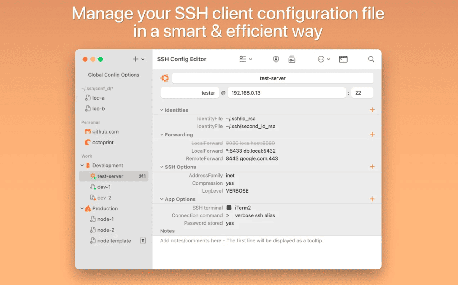 SSH Config Editor Pro v21.6.11 macOS