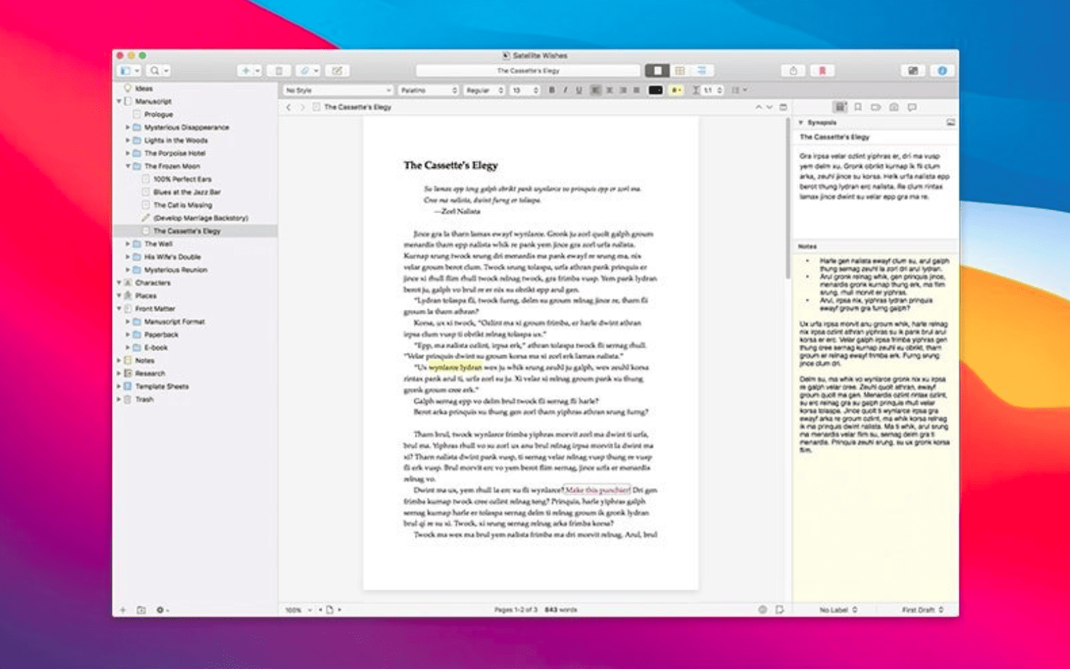 Scrivener v8.5.2 macOS