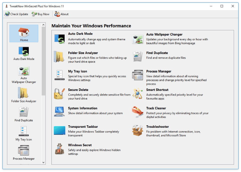 TweakNow WinSecret Plus v7.5.5