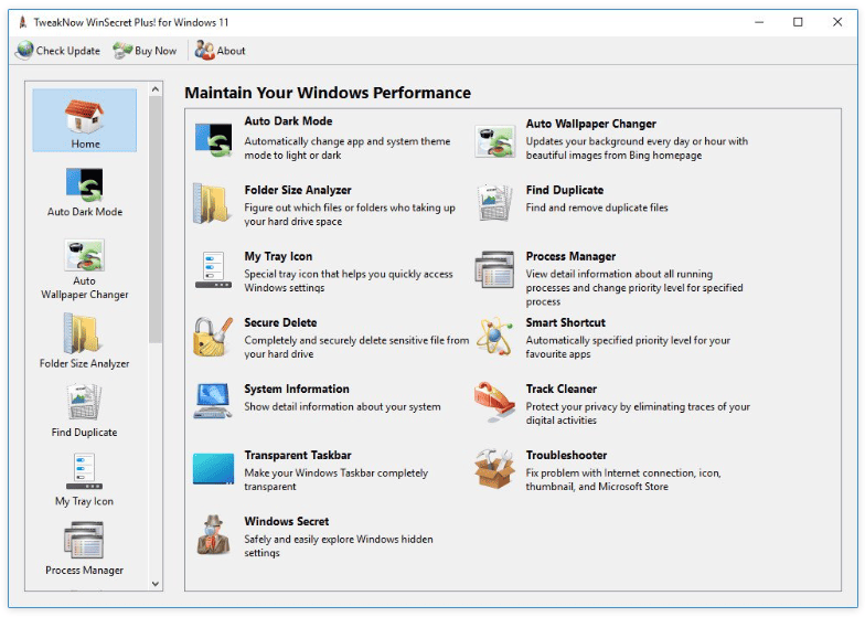 TweakNow WinSecret Plus v7.6.1