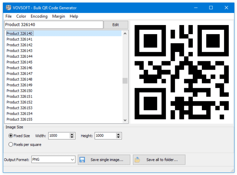VovSoft Bulk QR Code Generator v2.4.0