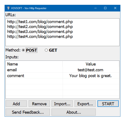 VovSoft Http Requester 6.3.0