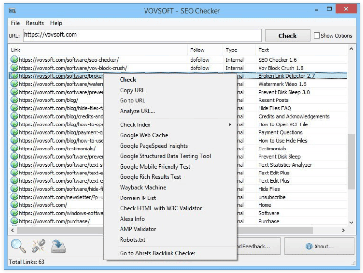 VovSoft SEO Checker v10.4.0 Multilingual