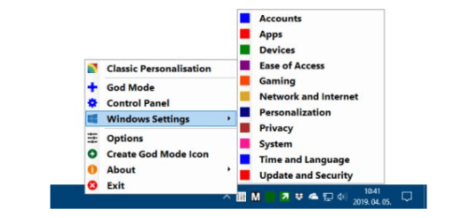 Win10 All Settings v2.0.4.36 Multilingual