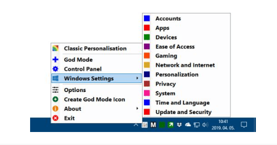Win10 All Settings v2.0.4.36 Multilingual