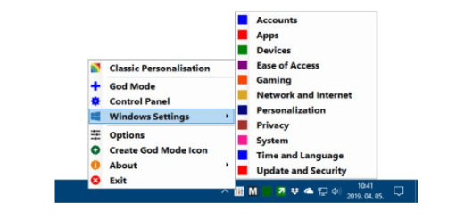 Win10 All Settings v2.0.4.36 Multilingual
