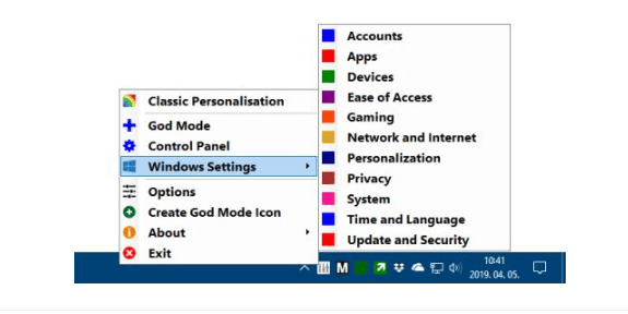 Win10 All Settings v2.0.4.36 Multilingual
