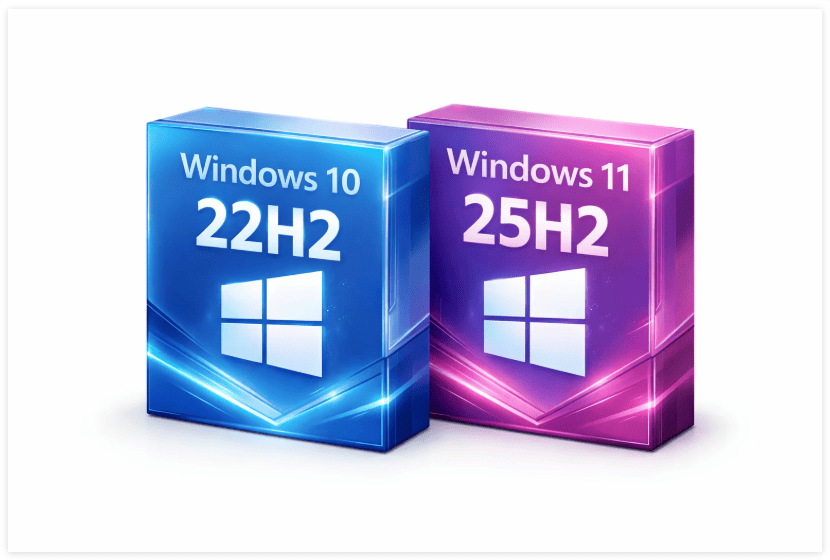 Windows 11 25H2 (No TPM Required) & Windows 10 22H2 AIO 32in1 Preactivated December 2025