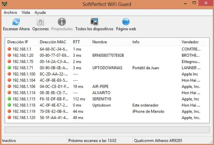 SoftPerfect WiFi Guard