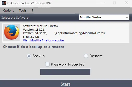 Hekasoft Backup & Restore