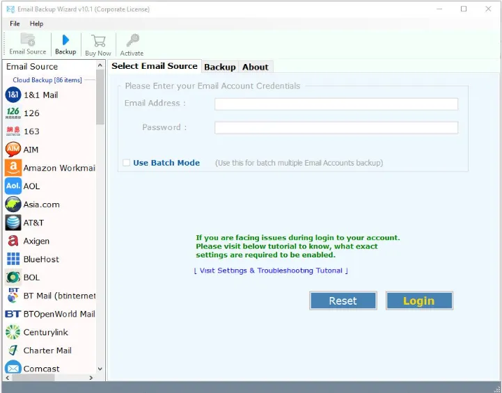 Email Backup Wizard